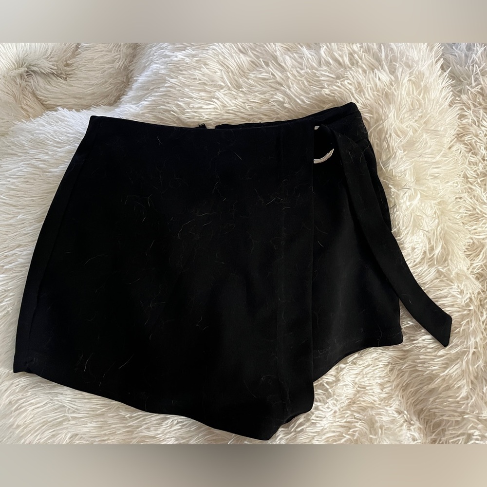 black skort